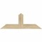 Ekena Millwork Portland Rough Sawn Timber Gable Bracket, Douglas Fir, 36"W x 13"H x 4"D x 4"F, 9/12 Pitch GBW036X13X0404POR00RDF - alternate 1